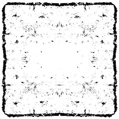 Tasarlanmış grunge dokusu - Vektör arkaplan pürüzlü yüzey dokusu