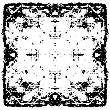 Tasarlanmış grunge dokusu - Vektör arkaplan pürüzlü yüzey dokusu