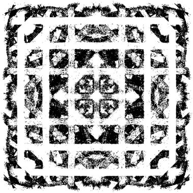 Tasarlanmış grunge dokusu - Vektör arkaplan pürüzlü yüzey dokusu