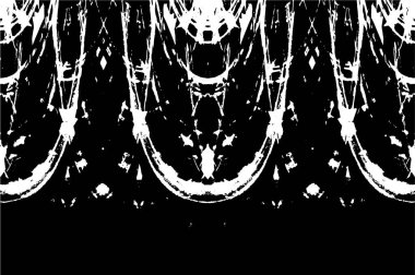 siyah ve beyaz soyut grunge arkaplan monokrom çizimi