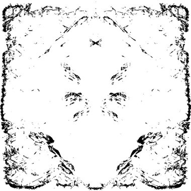 siyah ve beyaz soyut grunge arkaplan monokrom çizimi