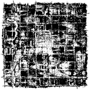 siyah ve beyaz soyut grunge arkaplan monokrom çizimi