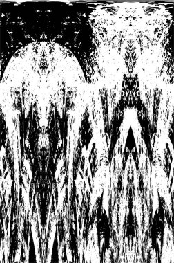 siyah ve beyaz soyut grunge arkaplan monokrom çizimi