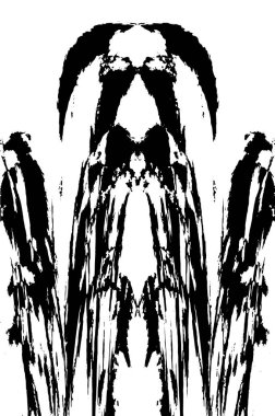 siyah ve beyaz soyut grunge arkaplan monokrom çizimi