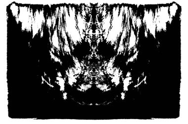 siyah ve beyaz soyut grunge arkaplan monokrom çizimi