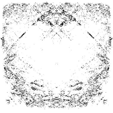 siyah ve beyaz soyut grunge arkaplan monokrom çizimi