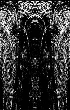 soyut antika desenli retro desenli