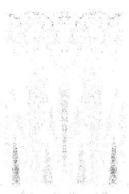 Grunge dikey olarak simetrik siyah beyaz doku. Tek renkli yıpranmış kaplama deseni. 