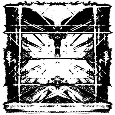 soyut grunge arka plan. siyah ve beyaz doku. vektör çizim.