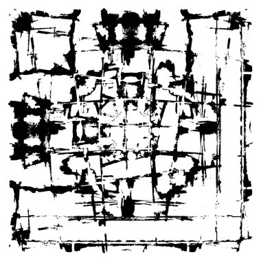 soyut grunge arka plan. siyah ve beyaz doku. vektör çizim.