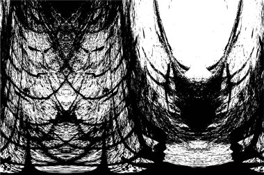 soyut grunge arka plan. siyah ve beyaz doku. vektör çizim.