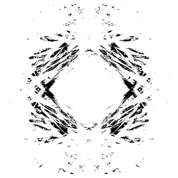 Černo Bílé Grunge Pozadí Překrývající Texturu Abstraktní Design Povrchu Hrubá — Stockový vektor