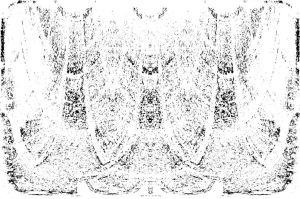 Grunge dikey olarak simetrik siyah beyaz doku. Tek renkli yıpranmış kaplama deseni. 