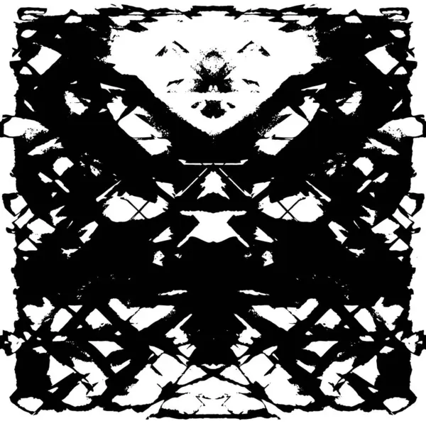 siyah ve beyaz soyut grunge arkaplan monokrom çizimi