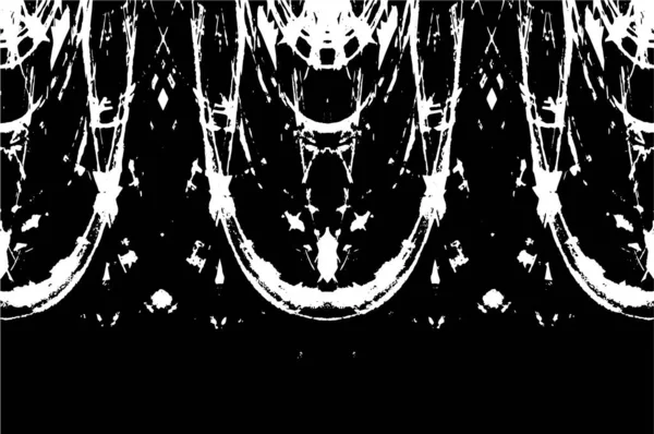 siyah ve beyaz soyut grunge arkaplan monokrom çizimi