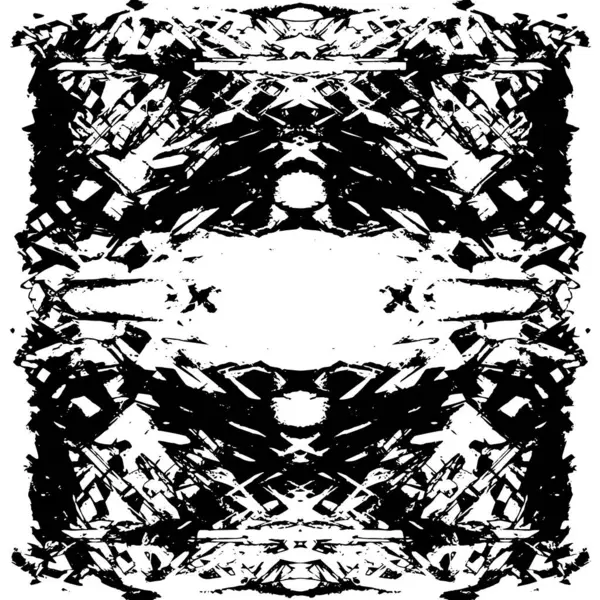 siyah ve beyaz soyut grunge arkaplan monokrom çizimi