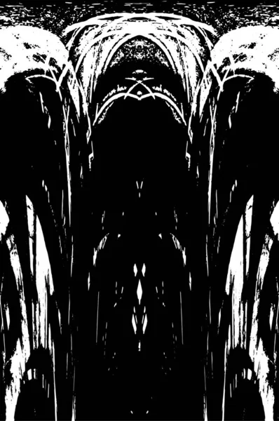 siyah ve beyaz soyut grunge arkaplan monokrom çizimi