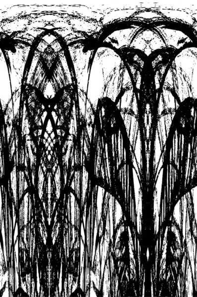 siyah ve beyaz soyut grunge arkaplan monokrom çizimi