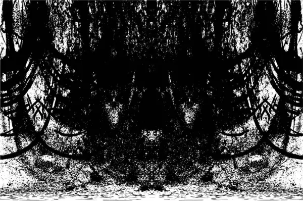Abstrait Fond Grunge Texture Noire Blanche Illustration Vectorielle — Image vectorielle