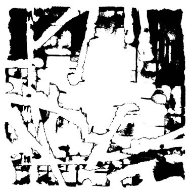 Grunge dokusu. Siyah ve beyaz kabataslak doku. imdat tasarımı