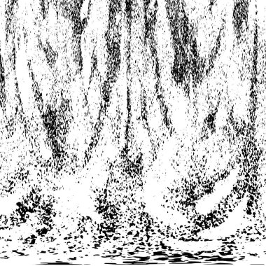 Grunge dokusu. Siyah ve beyaz kabataslak doku. imdat tasarımı