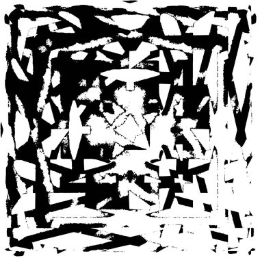 Grunge dokusu. Siyah ve beyaz kabataslak doku. imdat tasarımı