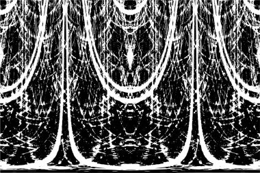 Grunge dokusu. Siyah ve beyaz kabataslak doku. imdat tasarımı