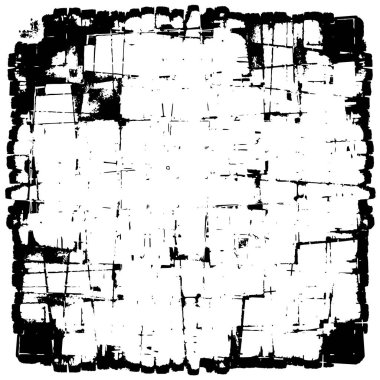 Grunge dokusu. Siyah ve beyaz kabataslak doku. imdat tasarımı