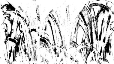 Grunge dokusu. Siyah ve beyaz kabataslak doku. imdat tasarımı