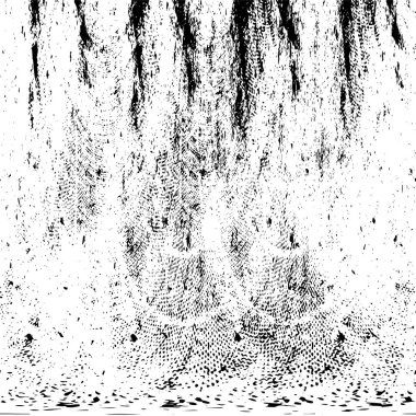 Grunge dokusu. Siyah ve beyaz kabataslak doku. imdat tasarımı