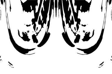 Grunge dokusu. Siyah ve beyaz kabataslak doku. imdat tasarımı