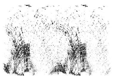 Çizik ve çatlaklarla dolu siyah beyaz bir arka plan. vektör dokusu. 