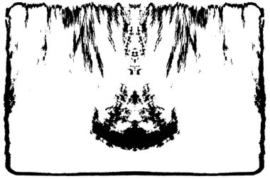 Çizik ve çatlaklarla dolu siyah beyaz bir arka plan. vektör dokusu. 