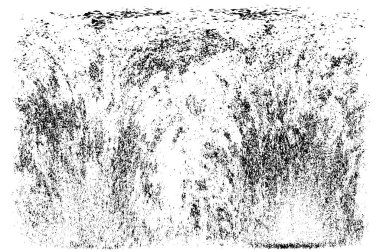 Çizik ve çatlaklarla dolu siyah beyaz bir arka plan. vektör dokusu. 