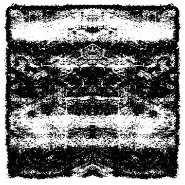 Çizik ve çatlaklarla dolu siyah beyaz bir arka plan. vektör dokusu. 