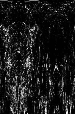 Çizik ve çatlaklarla dolu siyah beyaz bir arka plan. vektör dokusu. 