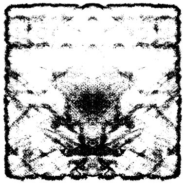 Çizik ve çatlaklarla dolu siyah beyaz bir arka plan. vektör dokusu. 