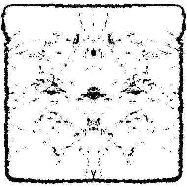 Çizik ve çatlaklarla dolu siyah beyaz bir arka plan. vektör dokusu. 