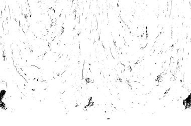 Çizik ve çatlaklarla dolu siyah beyaz bir arka plan. vektör dokusu. 