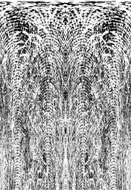 Çizik ve çatlaklarla dolu siyah beyaz bir arka plan. vektör dokusu. 