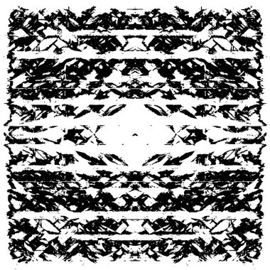 Çizik ve çatlaklarla dolu siyah beyaz bir arka plan. vektör dokusu. 