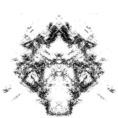 Çizik ve çatlaklarla dolu siyah beyaz bir arka plan. vektör dokusu. 