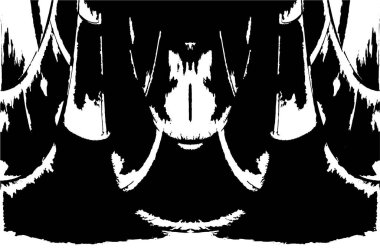 Çizik ve çatlaklarla dolu siyah beyaz bir arka plan. vektör dokusu. 