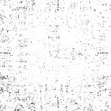 Çizik ve çatlaklarla dolu siyah beyaz bir arka plan. vektör dokusu. 