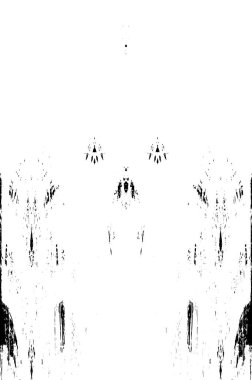 Çizik ve çatlaklarla dolu siyah beyaz bir arka plan. vektör dokusu. 