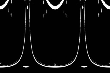 Çizik ve çatlaklarla dolu siyah beyaz bir arka plan. vektör dokusu. 