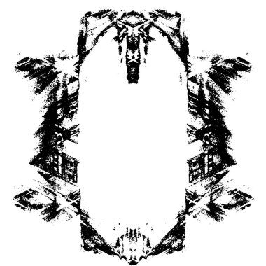 Gelecekçi soyut grunge geometrik modern desen 