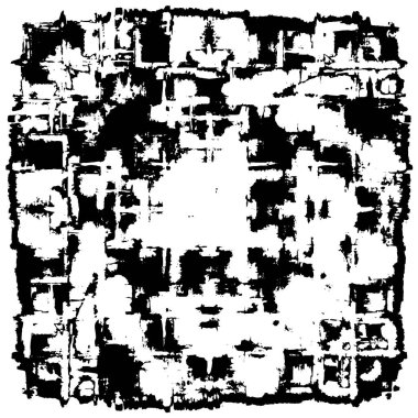 siyah ve beyaz simetrik grunge arkaplanı