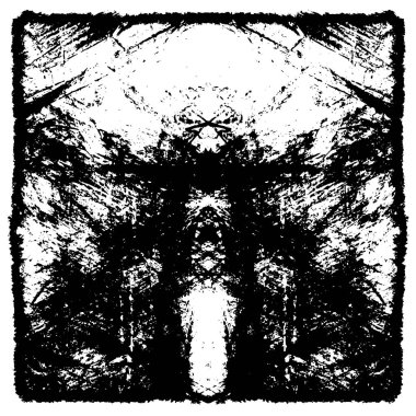 siyah ve beyaz simetrik grunge arkaplanı