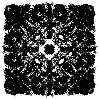 siyah ve beyaz simetrik grunge arkaplanı